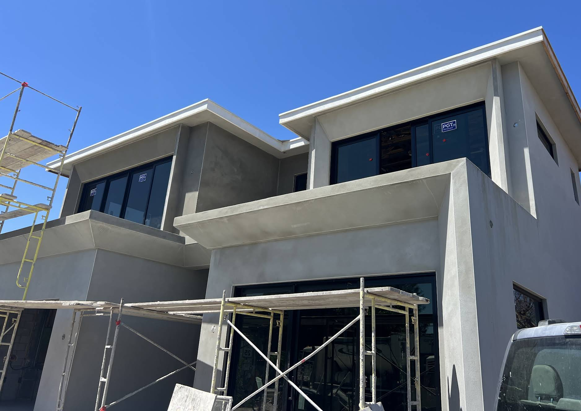 stucco after finishing